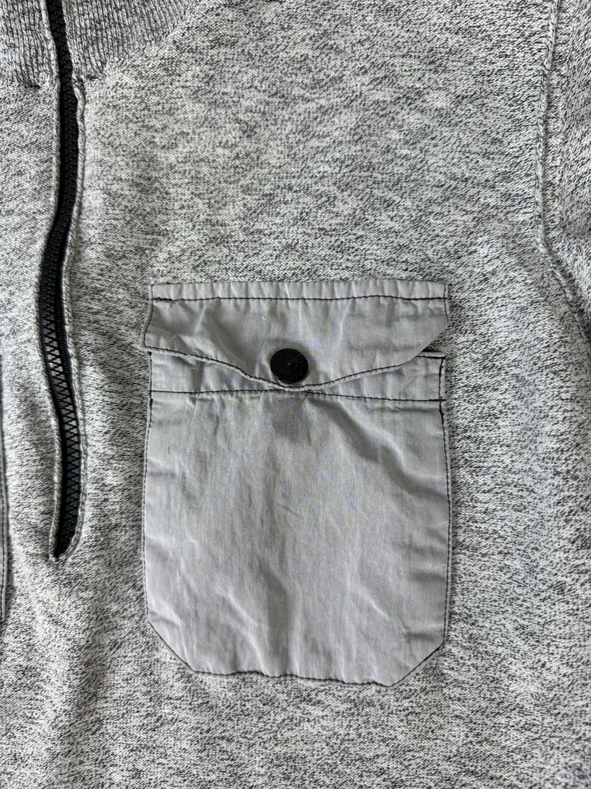 Stone Island Stone Island 1/4 Zip Melange sweater Size US L / EU 52-54 / 3 - 3 Thumbnail