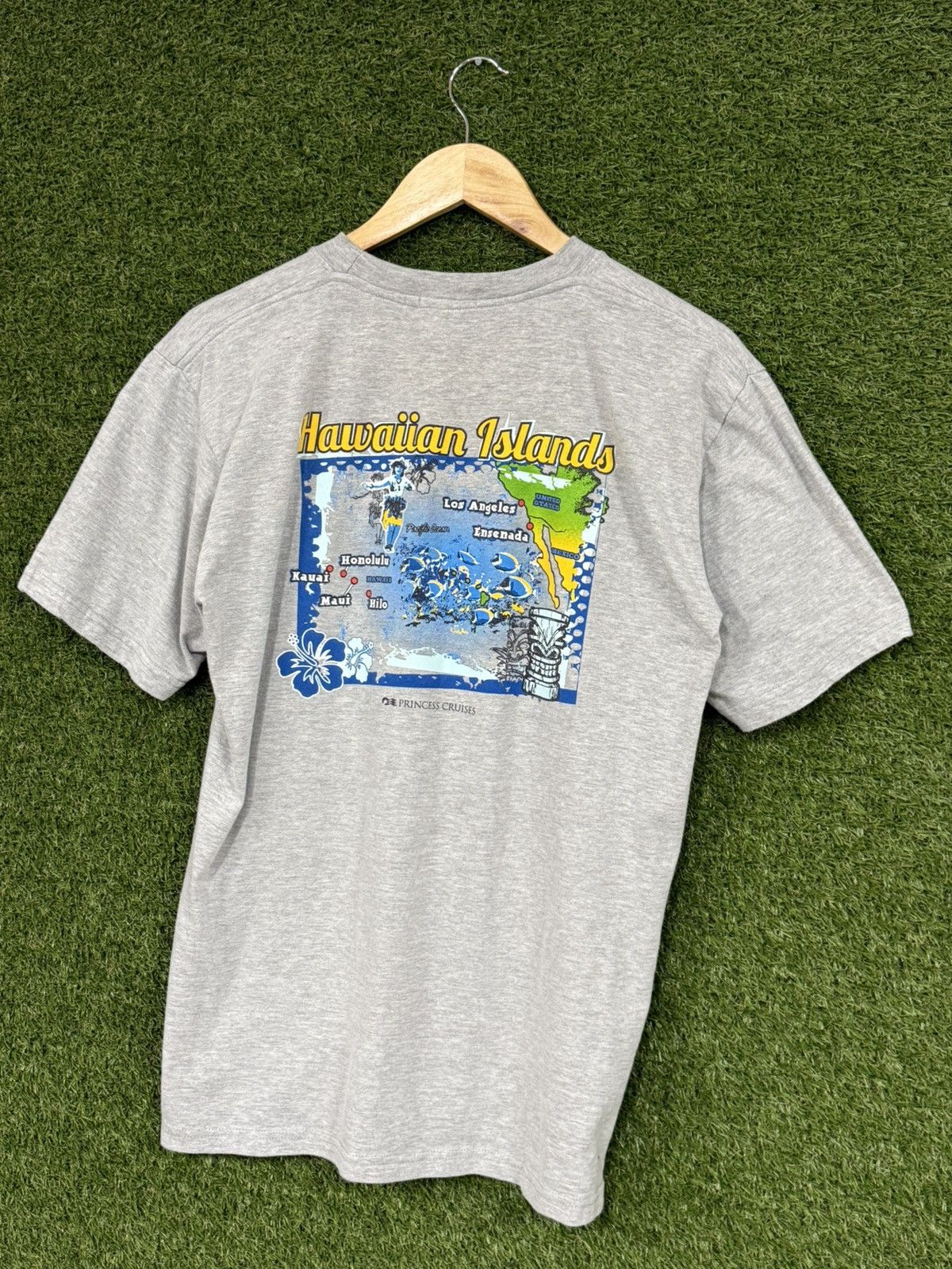 Vintage Vintage Princess Cruises Hawaii Island Vacation Tee Grey Size US M / EU 48-50 / 2 - 1 Thumbnail