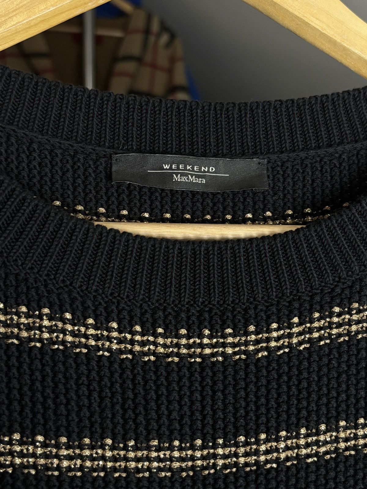 Weekend Max Mara Weekend Max Mara Knit Fibres Pocket Sweater Size S / US 4 / IT 40 - 6 Thumbnail