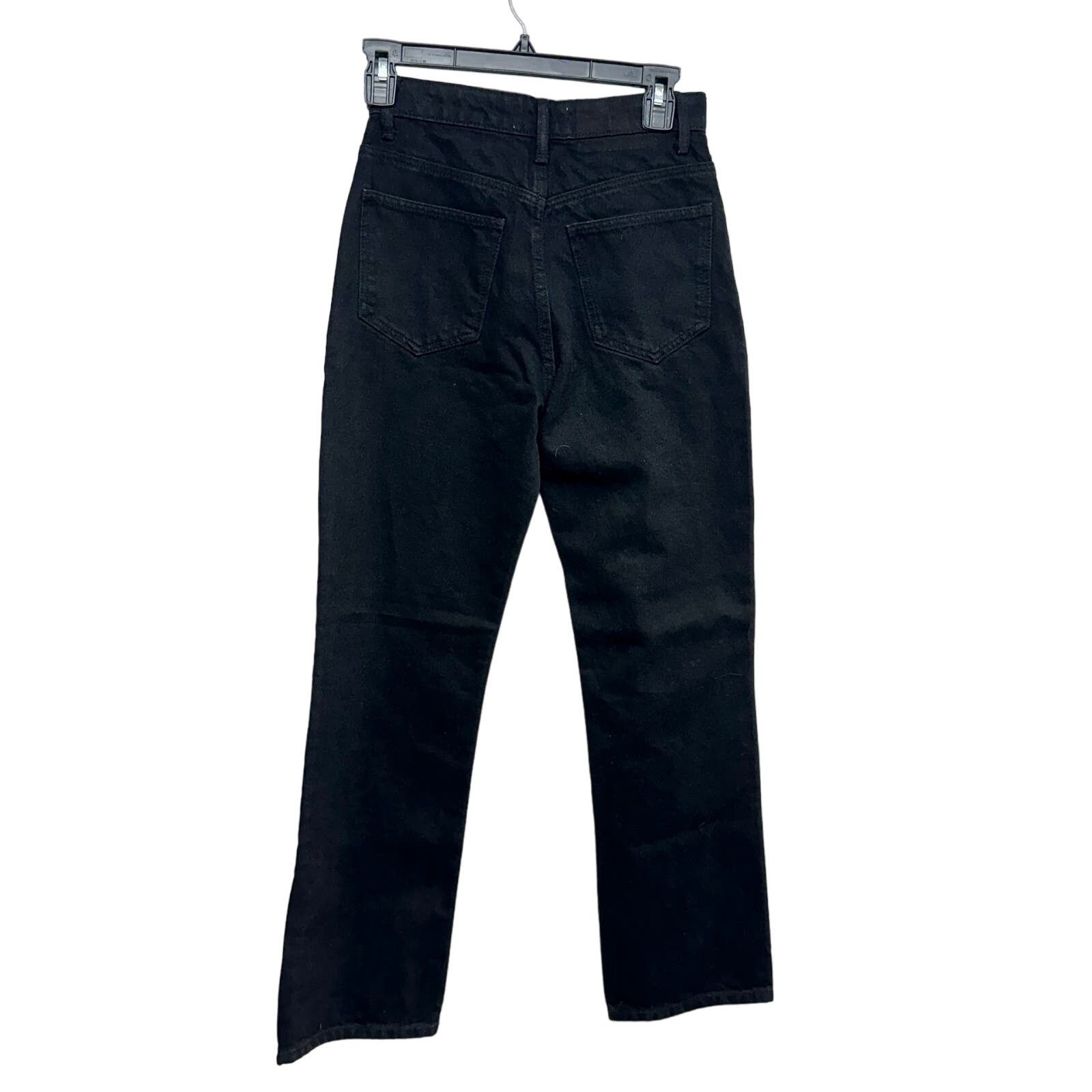 Zara Zara Women Wide Leg High Waisted Black Jeans Size 2 Size 26" / US 2 / IT 38 - 3 Thumbnail