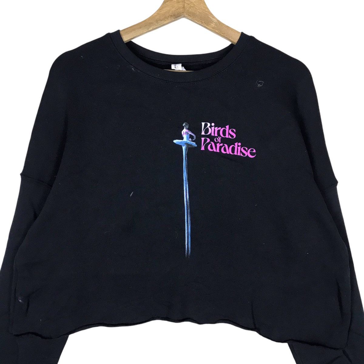 Vintage Vintage Bella + Canvas Birds of Paradise Pullover Jumper Size L / US 10 / IT 46 - 2 Thumbnail