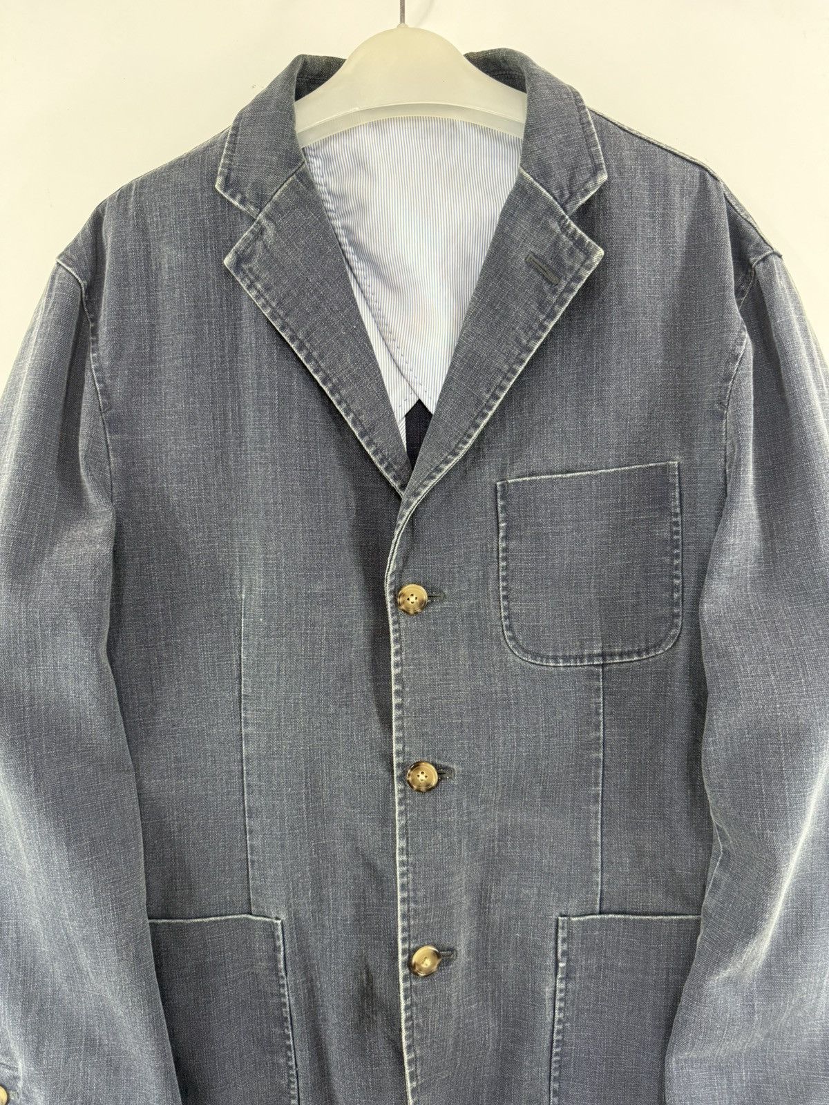 Vintage 🔥 Vintage Denim Bruno De Angelis Amekaji Chore Jacket - L Size US M / EU 48-50 / 2 - 4 Thumbnail