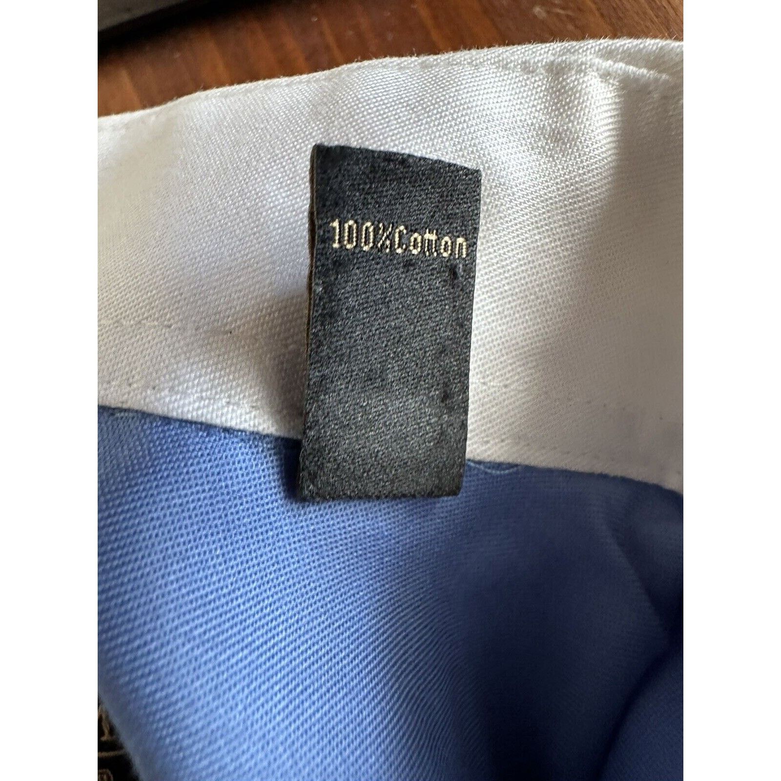 Donald Trump Donald Trump Signature Shirt Button Blue/White French Cuff Size US XL / EU 56 / 4 - 9 Thumbnail