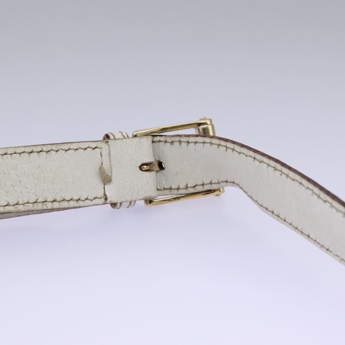 Gucci GUCCI GG Supreme Sherry Line Shoulder Bag Pvc White Gold Size ONE SIZE - 14 Thumbnail