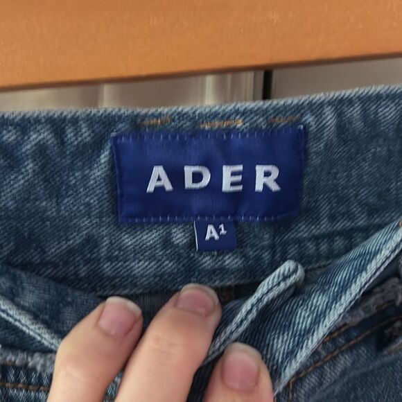 Ader Error 🎀 SSENSE ADER error workch blue jeans straight jeans nwot Size 26" / US 2 / IT 38 - 8 Thumbnail