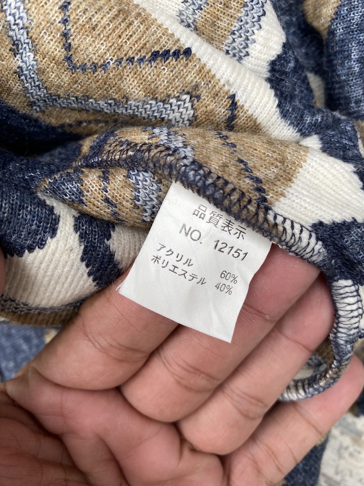 Japanese Brand AW Acosto navajo printed fleece Size US M / EU 48-50 / 2 - 8 Thumbnail