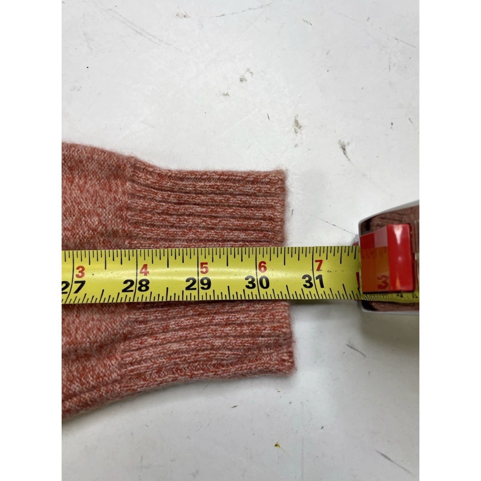 Vintage Holland & Holland Women's Long Sleeve 100% Cashmere Mock Neck Sweater Pink Large Size L / US 10 / IT 46 - 7 Thumbnail
