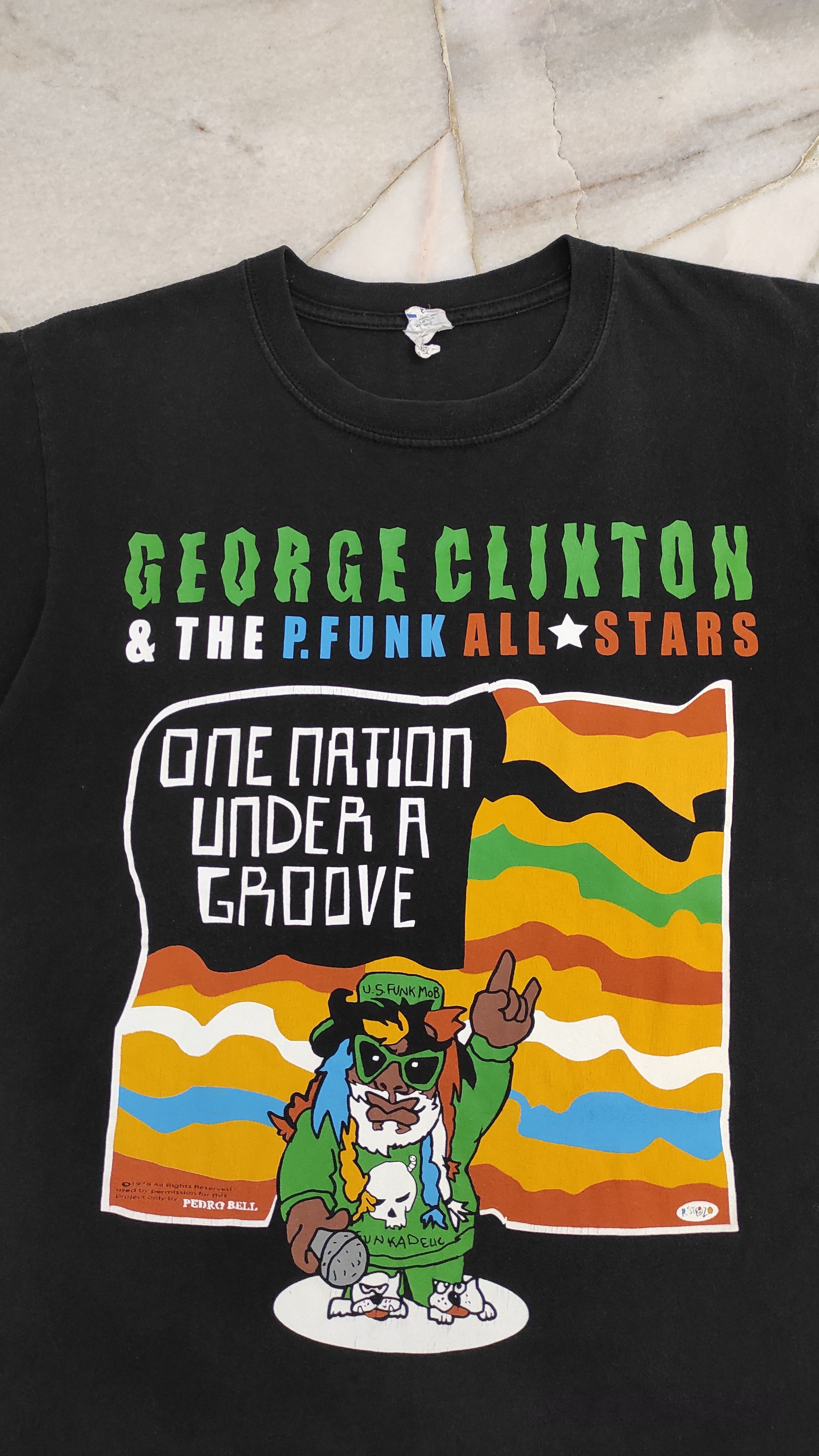 Band Tees George Clinton P Funk 2009 Paint the White House Black Shirt Size US M / EU 48-50 / 2 - 9 Thumbnail