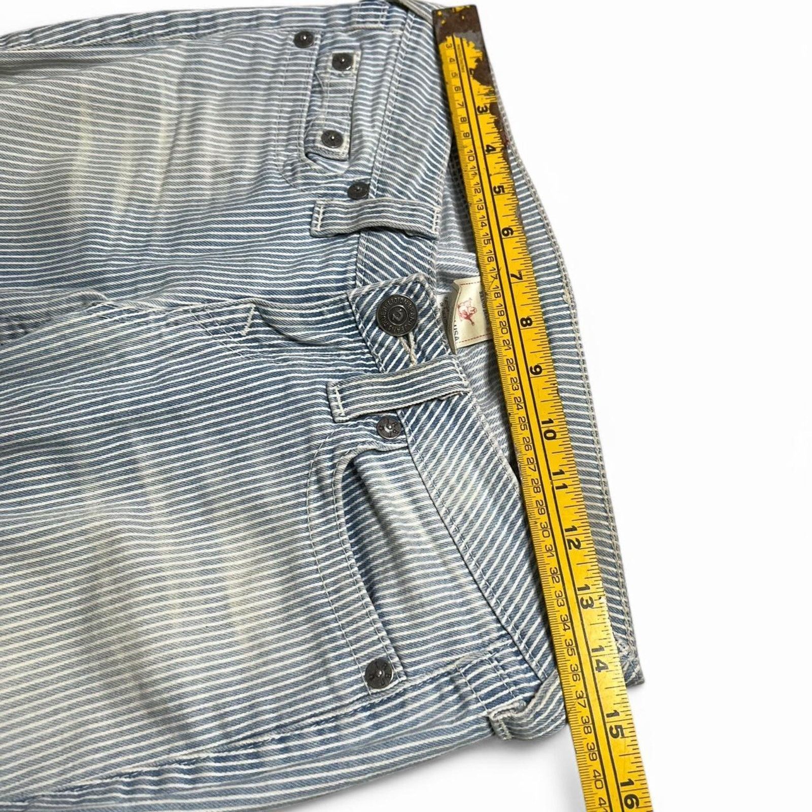 True Religion True Religion Women’s White & Blue Capri Crop Pants - 26 Size 26" / US 2 / IT 38 - 7 Thumbnail