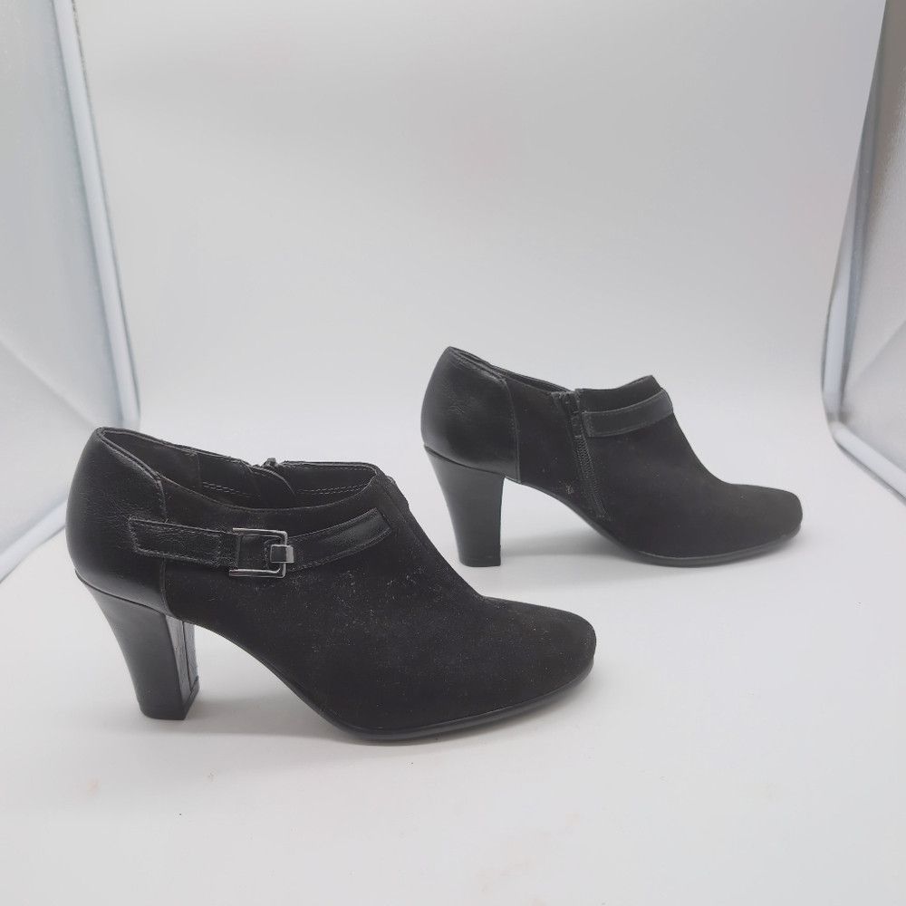 Other AEROSOLES Black Sz 7.5 Heeled Boots with Sophisticated Desi Size US 7.5 / IT 37.5 - 6 Thumbnail