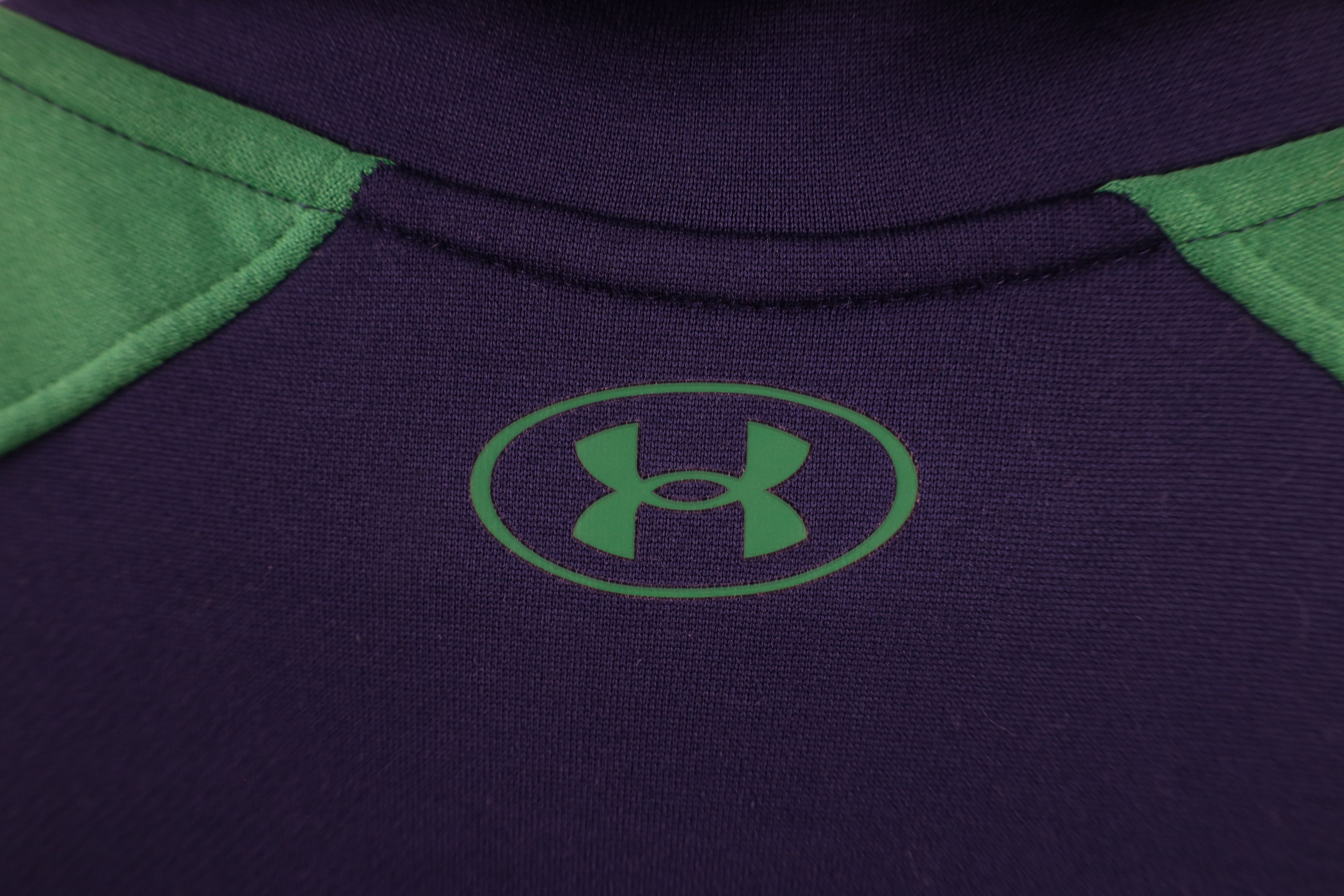 Under Armour × Vintage Under Armour Irish Notre Dame University Half Zip Sweater Size US XL / EU 56 / 4 - 10 Thumbnail