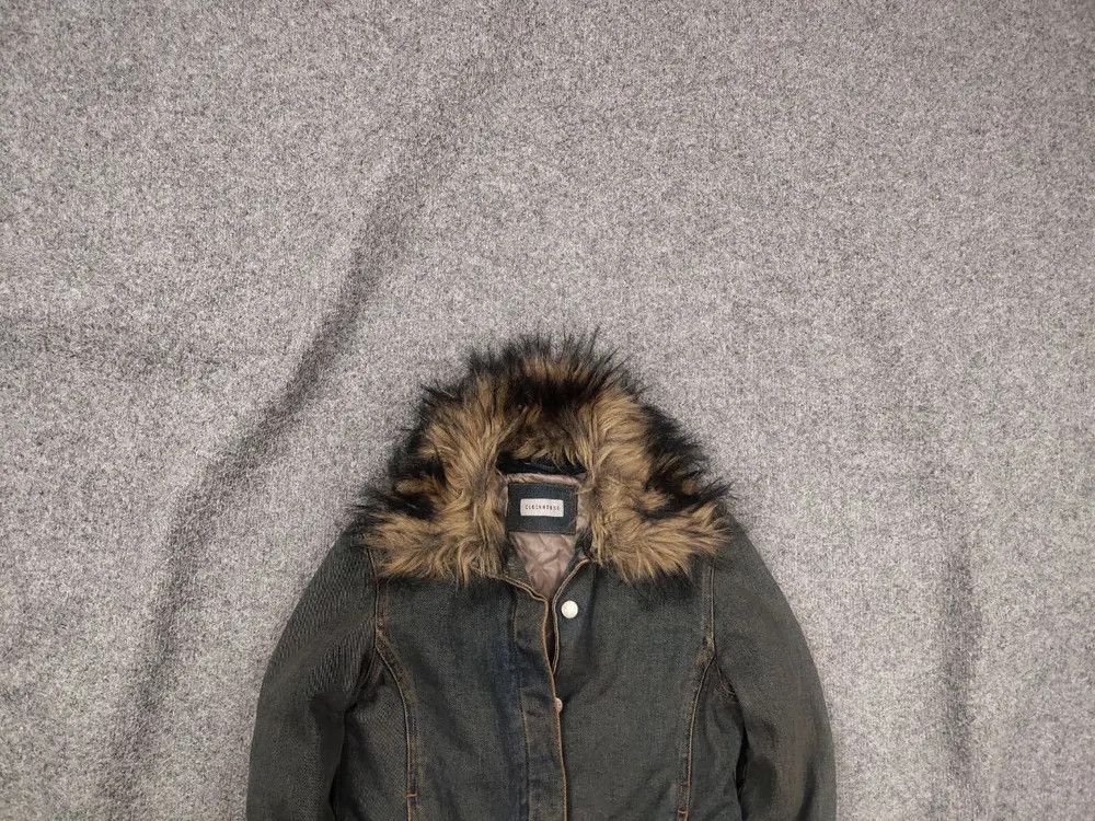 Hysteric Glamour Vintage Y2K Clockhouse denim Fur Jacket if six was nine LGB Size M / US 6-8 / IT 42-44 - 1 Thumbnail