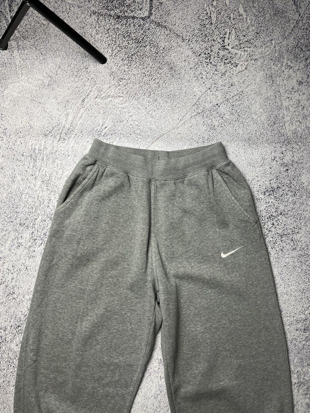 Nike × Vintage Vintage Nike Baggy Track Grey Pants Y2K Size US 32 / EU 48 - 2 Thumbnail