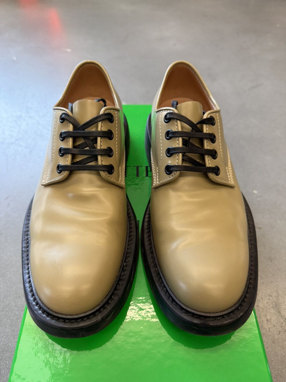 Bottega Veneta Bottega Veneta BV Level Lace Up Tokyo Brush Calf Derbys Size US 10 / IT 40 - 8 Thumbnail