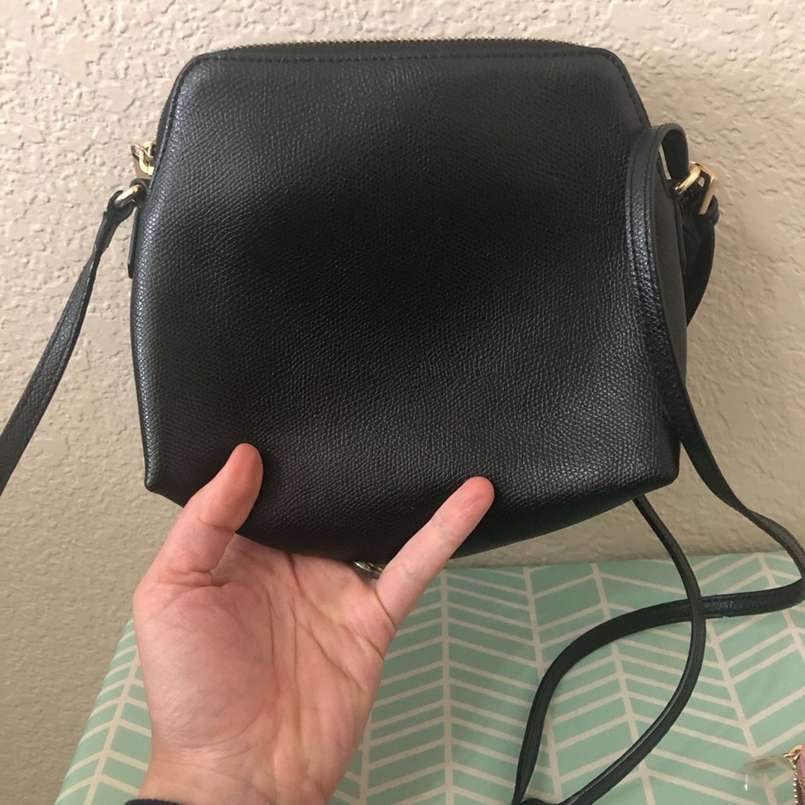 Furla FURLA Extra Large Boheme Leather Crossbody Purse Set Black Size ONE SIZE - 5 Thumbnail