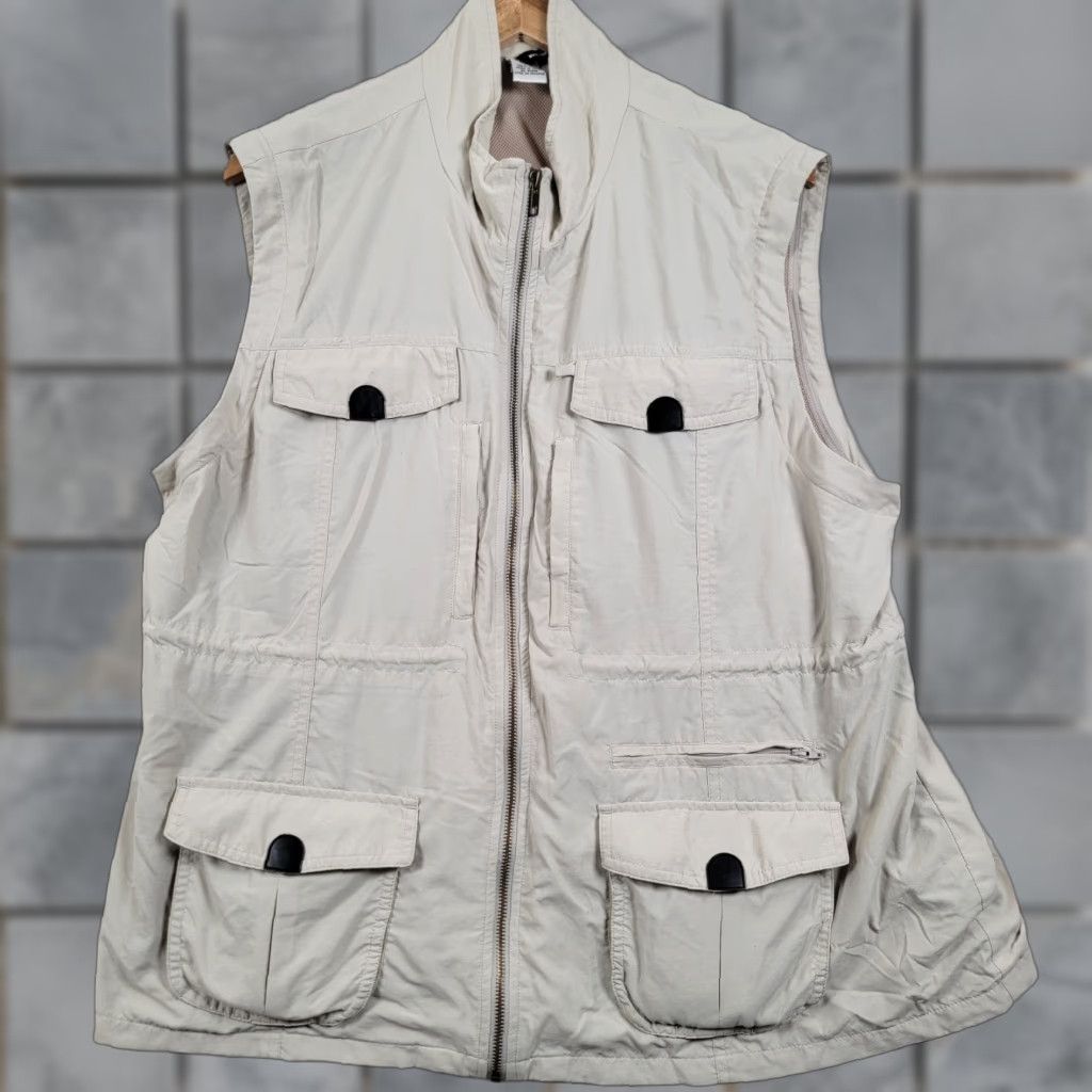 Eddie Bauer VINTAGE Eddie Bauer Magellan Jacket/ Vest 2XL Chore Outdoor Utility Jacket Brown 2XL Full Zip Pockets Mens Size US XXL / EU 58 / 5 - 1 Thumbnail