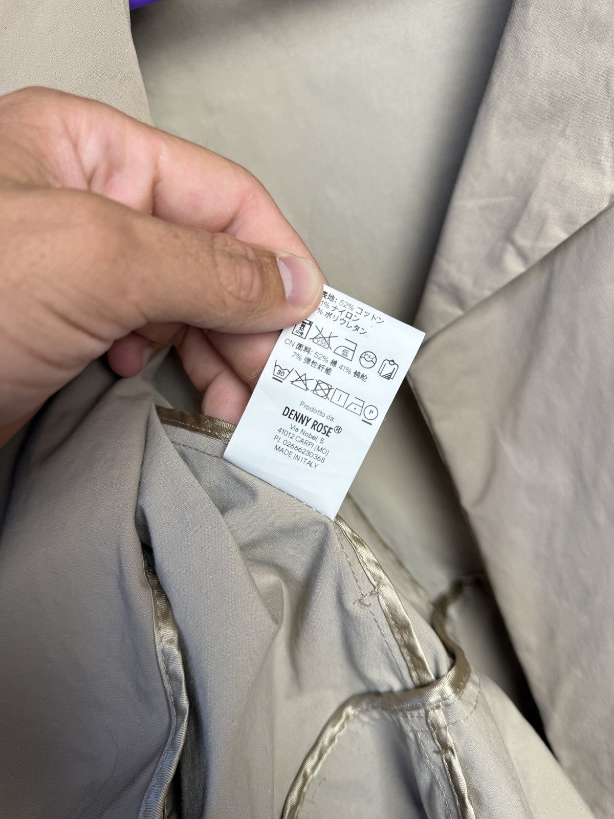 Japanese Brand Rare Denny Rose Beige Outerwear Size XS / US 0-2 / IT 36-38 - 10 Thumbnail