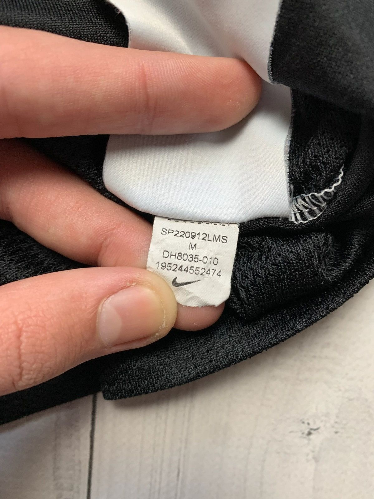 Vintage Nike Barcelona soccer jersey black size M
