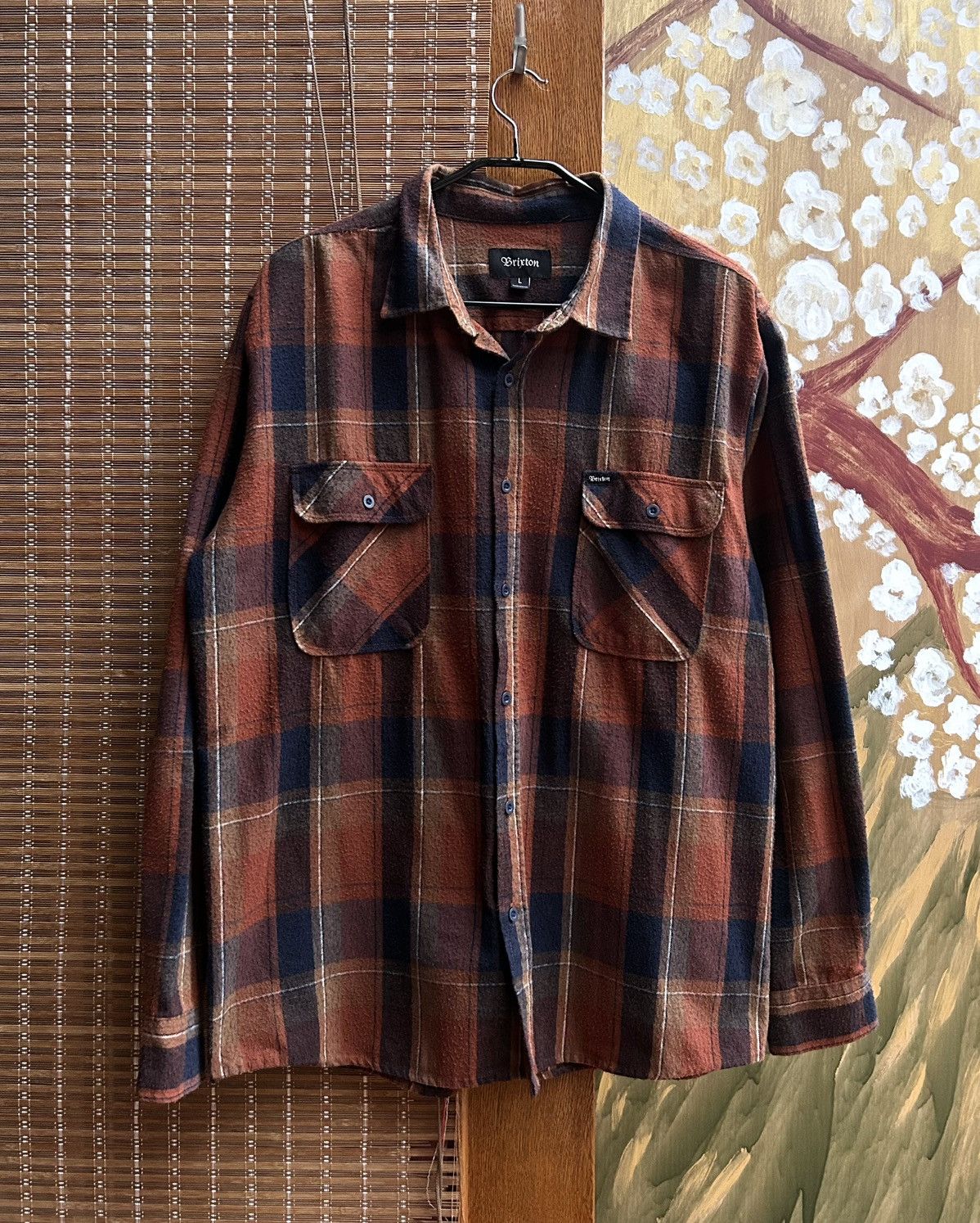 Brixton Brixton Bowery Flannel Long Sleeve Shirt Size US L / EU 52-54 / 3 - 1 Thumbnail