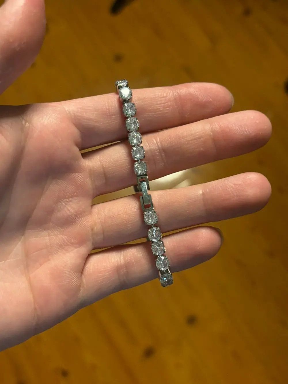 Japanese Brand × Vintage CZ Bling Tennis Bracelet Size ONE SIZE - 3 Thumbnail