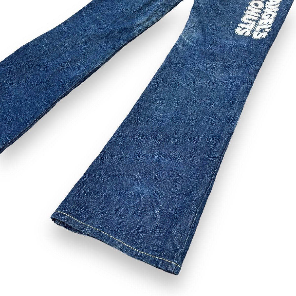 Angel Blue × Hysteric Glamour × Japanese Brand ANGEL BLUE CORDUROY POCKET PATCHWORK DENIM PANTS Size 28" / US 6 / IT 42 - 14 Thumbnail