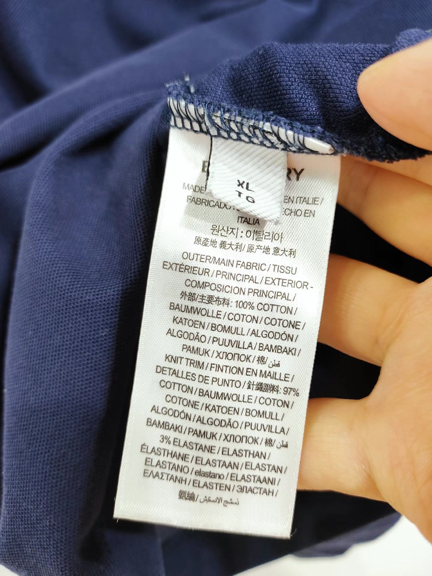 Burberry Burberry Men's Short Sleeve Top K29 Size US XL / EU 56 / 4 - 5 Thumbnail