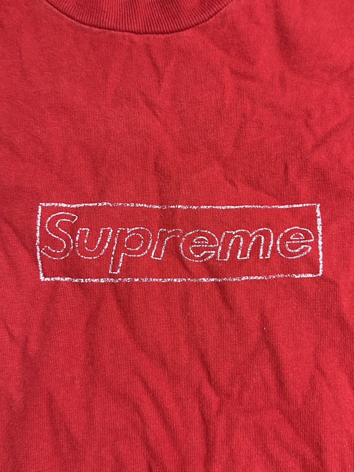 Supreme Supreme KAWS Chalk Box Logo Tee Size US L / EU 52-54 / 3 - 2 Thumbnail