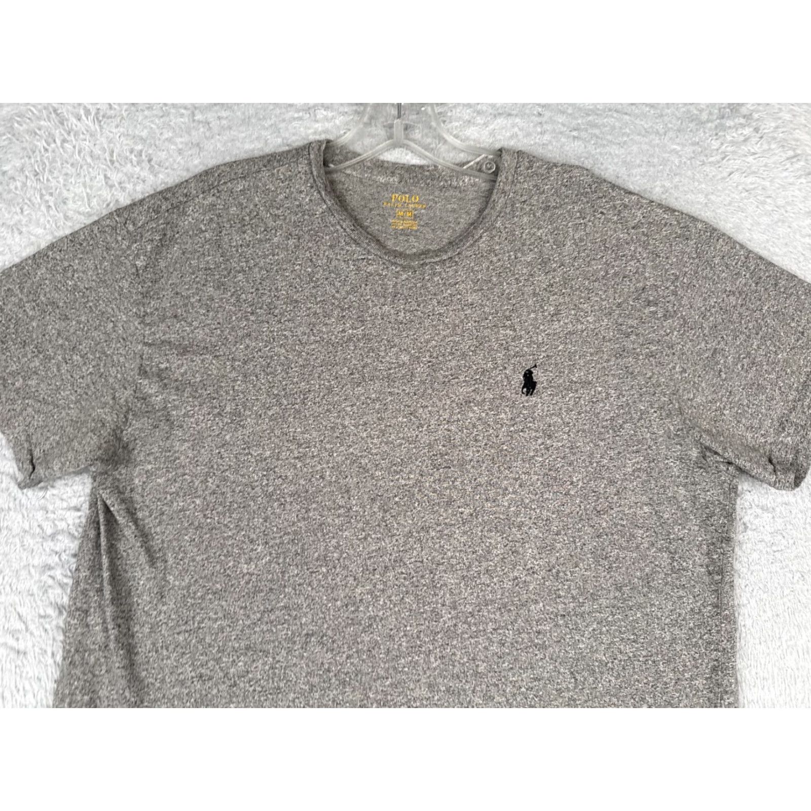 Polo Ralph Lauren Polo Ralph Lauren Shirt Men Medium Heather Gray Crew Neck Cotton Short Sleeve - Polo Ralph Lauren Shirt Mens Medium Gray Crew Neck Cotton Short Sleeve Size US M / EU 48-50 / 2 - 4 Thumbnail