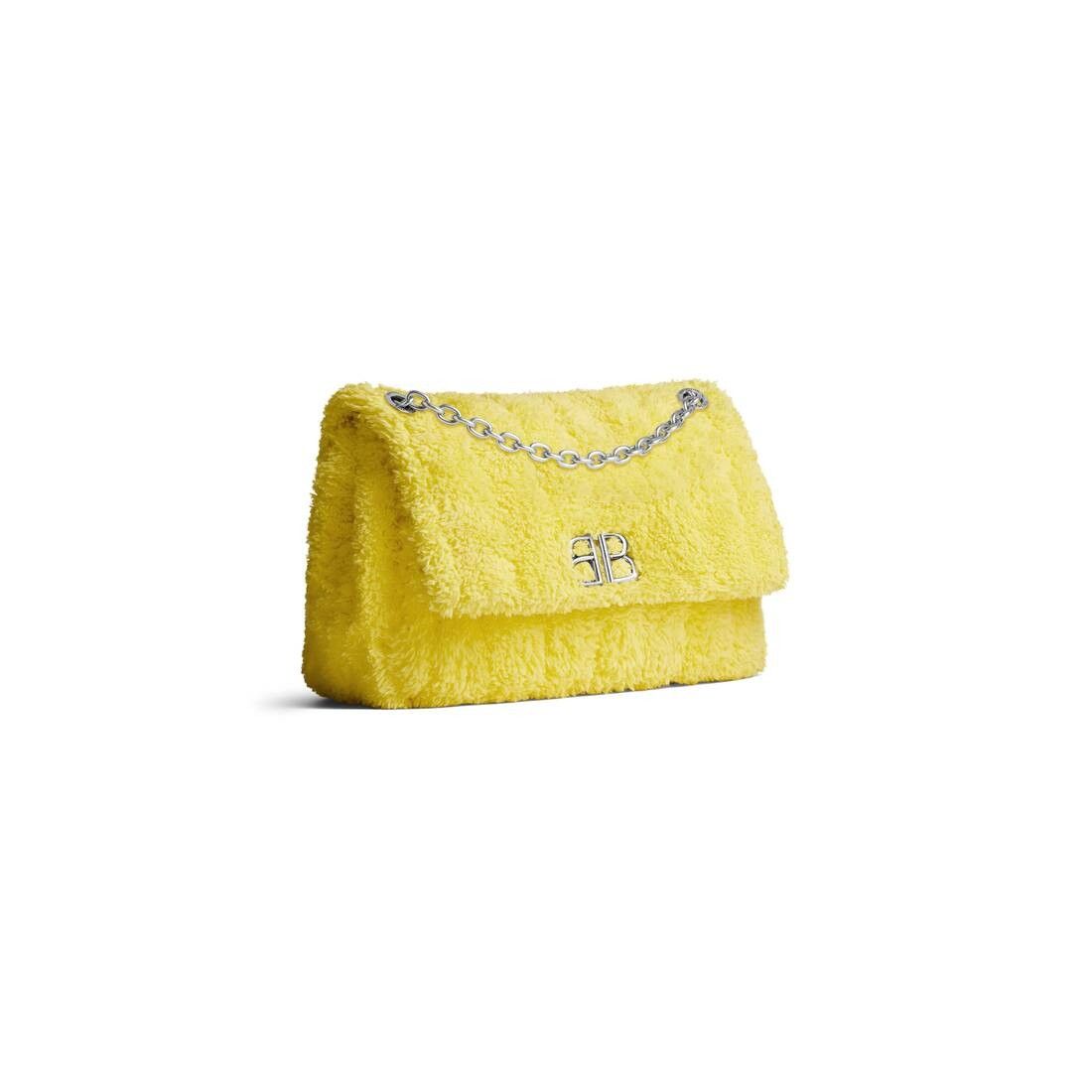 Balenciaga o1bcso1str0625 Size: OS / Monaco Mini Bag Quilted Towel Size ONE SIZE - 4 Thumbnail