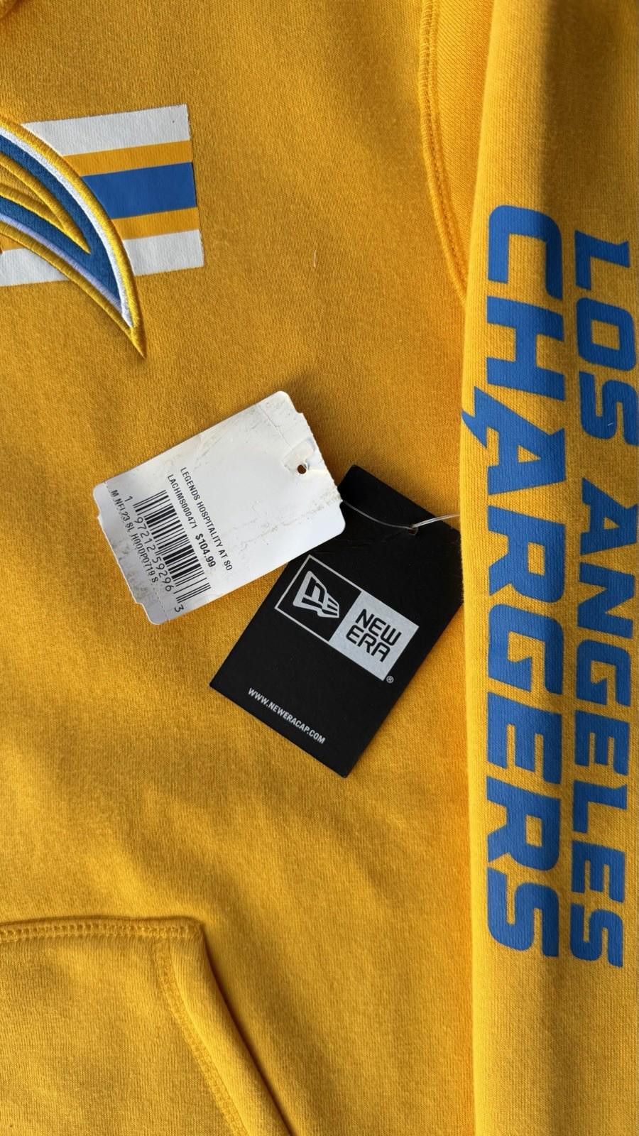 New Era NWT Los Angeles Chargers NFL New Era Center Logo Hoodie S Size US S / EU 44-46 / 1 - 6 Thumbnail