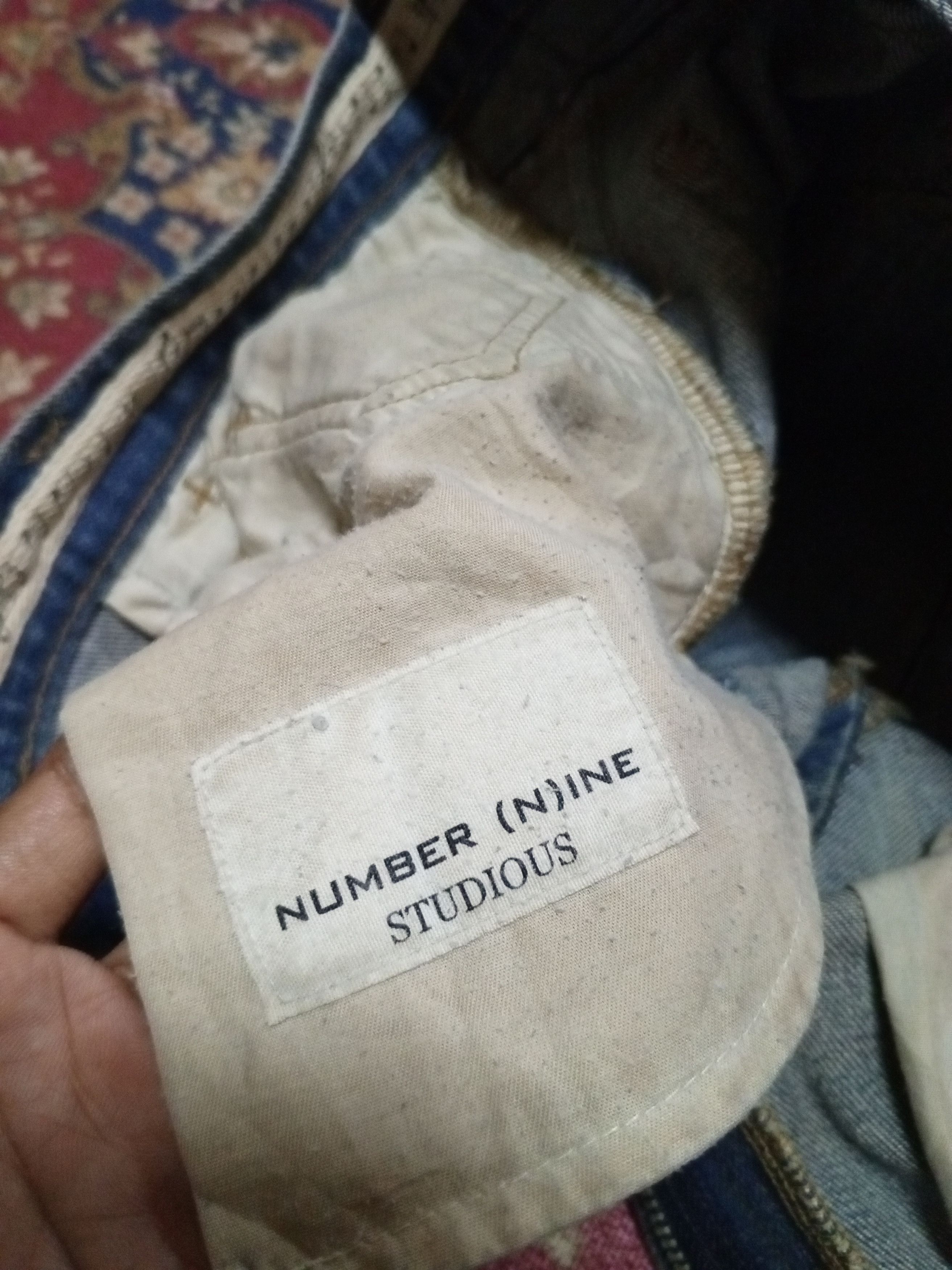 Number (N)ine {💥rare💥} number(n)ine studio jeans Size US 30 / EU 46 - 11 Thumbnail