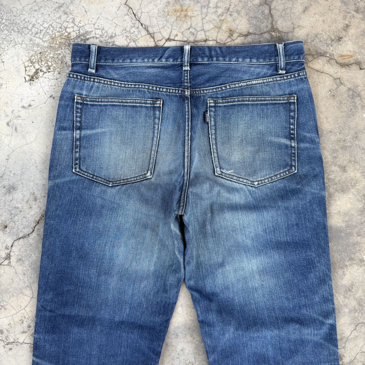 Japanese Brand VINTAGE KENT FADED RIPPEP JEAN DENIM PANTS Size US 35 - 8 Thumbnail