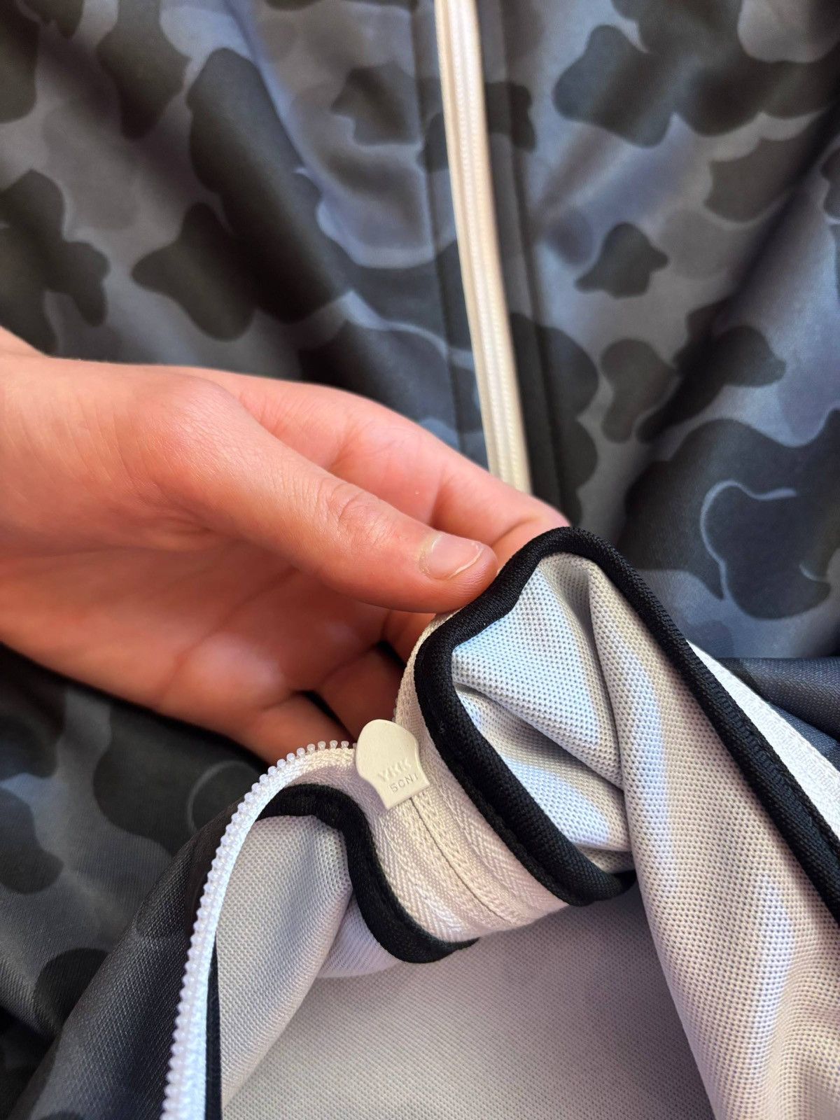 Palm Angels Palm Angels Night Camo Track Jacket Black White M Size US M / EU 48-50 / 2 - 6 Thumbnail