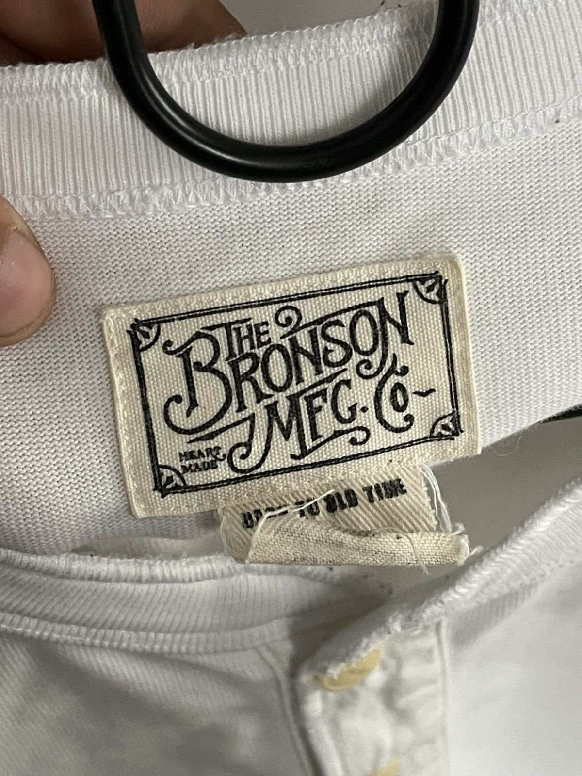 Bronson MFG. CO. Bronson Mfg Henley Heavyweight Long Sleeve T-Shirt Pullover Size US XXL / EU 58 / 5 - 10 Thumbnail