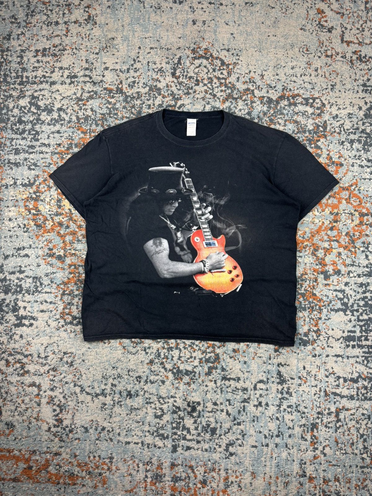 Band Tees Vintage Y2K Slash Guns n Roses graphic rock band tshirt tee Size US XL / EU 56 / 4 - 1 Thumbnail