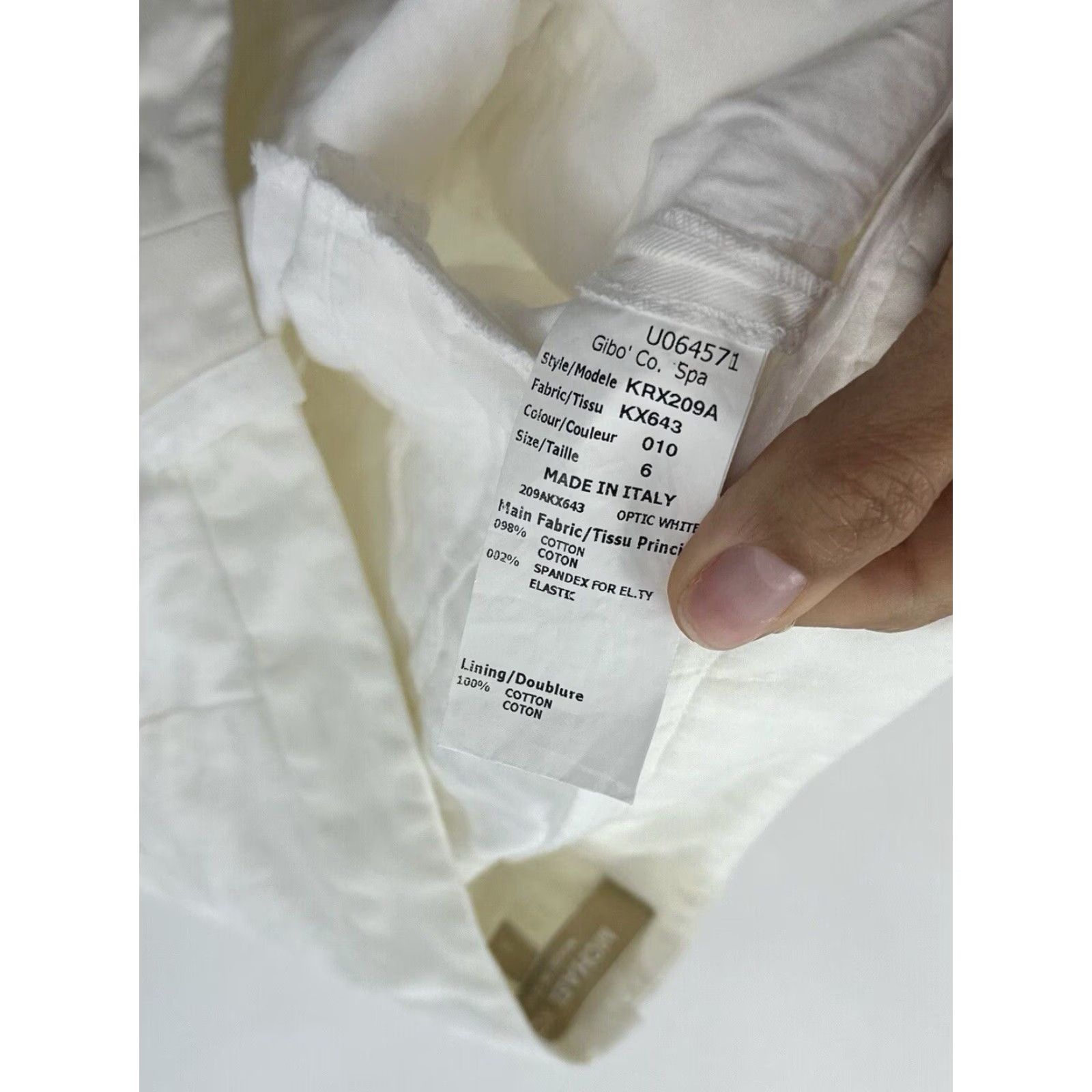 Michael Kors Michael Kors Pants Women’s 6 White Chino Skinny Stretch Pockets Italy City Designer Preppy Size 28" / US 6 / IT 42 - 5 Thumbnail