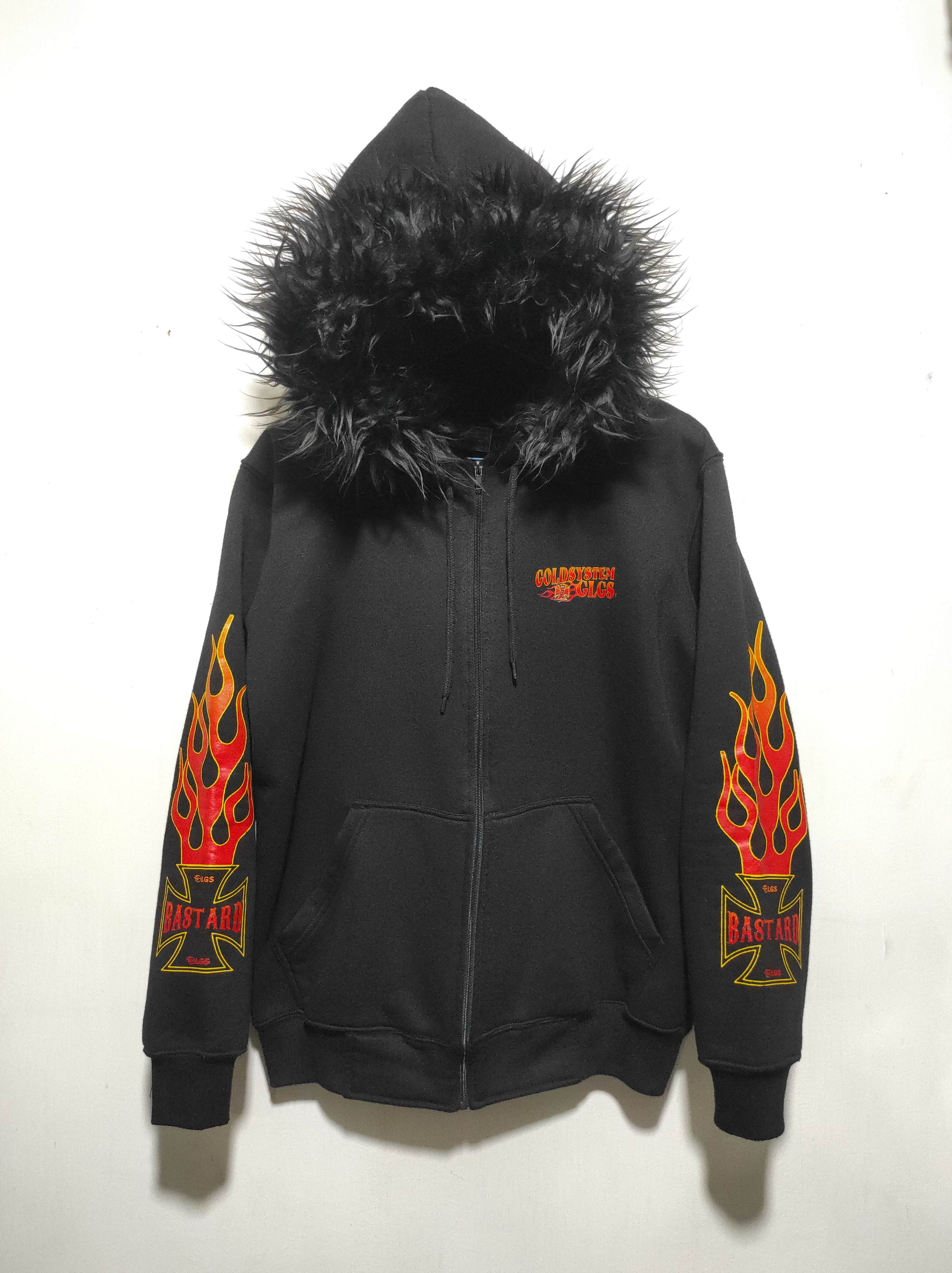 Hysteric Glamour Gold System Fire Zip Fur Hoodie i6w9 LBG style Size US L / EU 52-54 / 3 - 3 Thumbnail