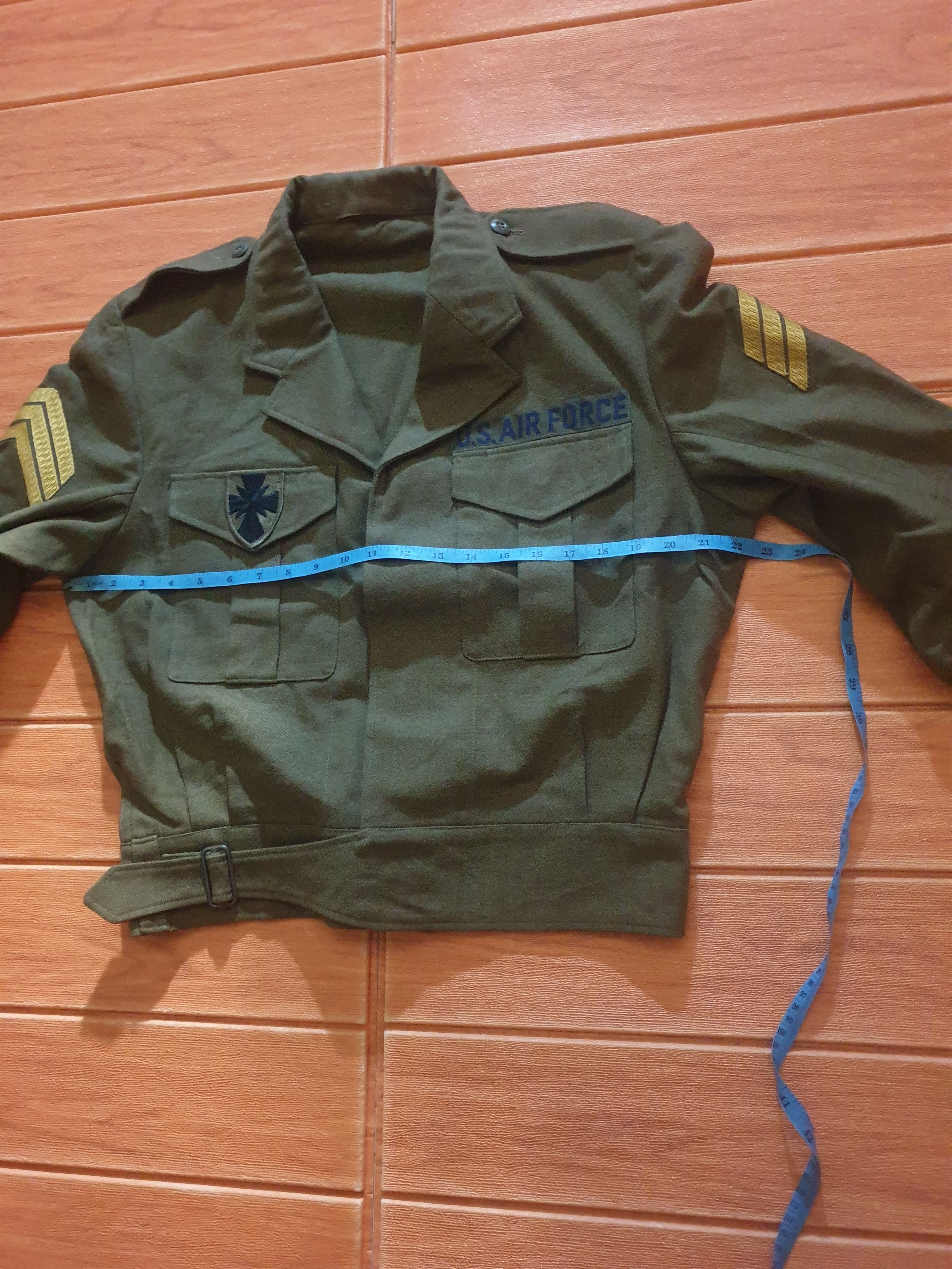 Japanese Brand 💥Vintage Military wool green military Jacket Size US M / EU 48-50 / 2 - 6 Thumbnail