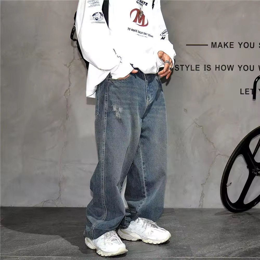 Japanese Brand × Jean Stacked Baggy Jeans Size US 33 - 1 Thumbnail