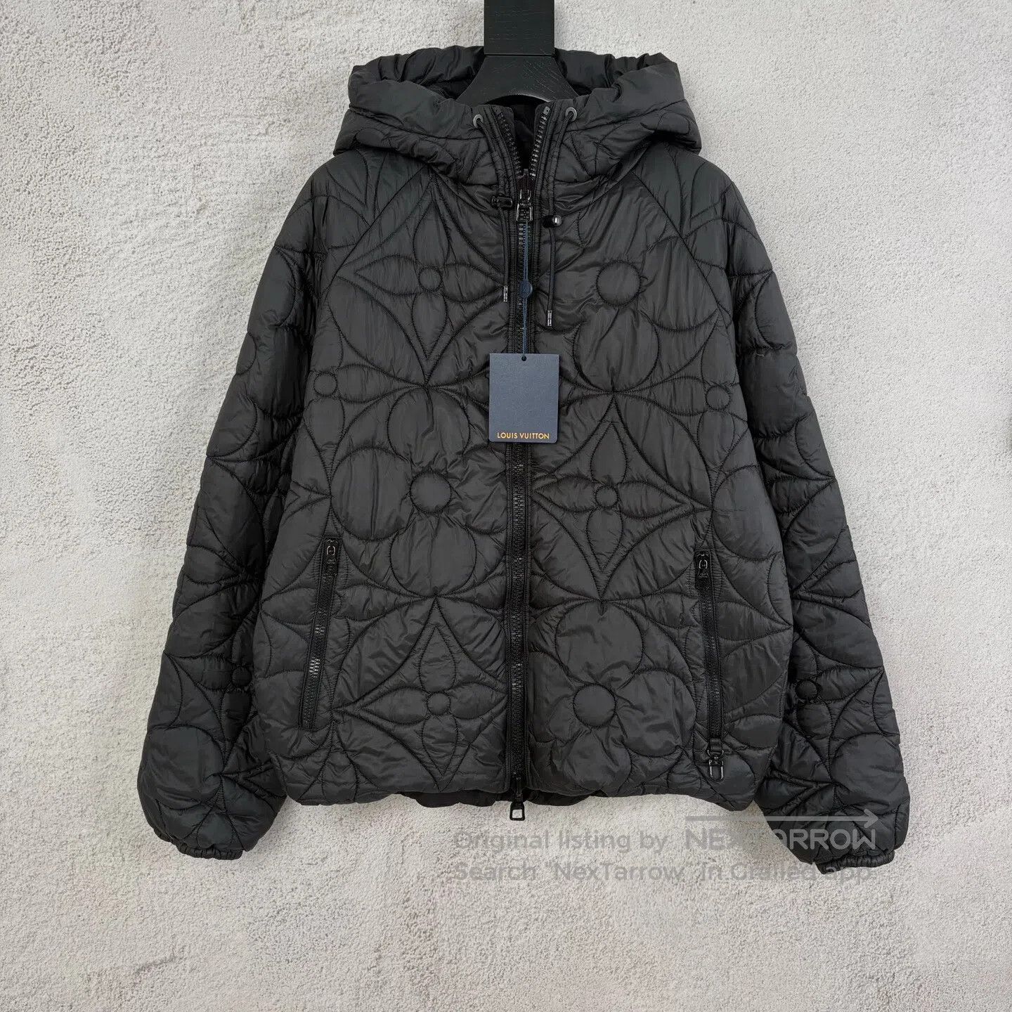 Louis Vuitton Louis Vuitton size52 Black three-flowered double-sided cott Size US L / EU 52-54 / 3 - 1 Thumbnail
