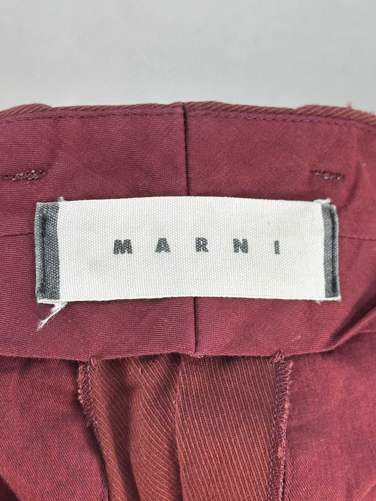 Marni Vintage Marni Maroon Short Pants Size US 30 / EU 46 - 11 Thumbnail