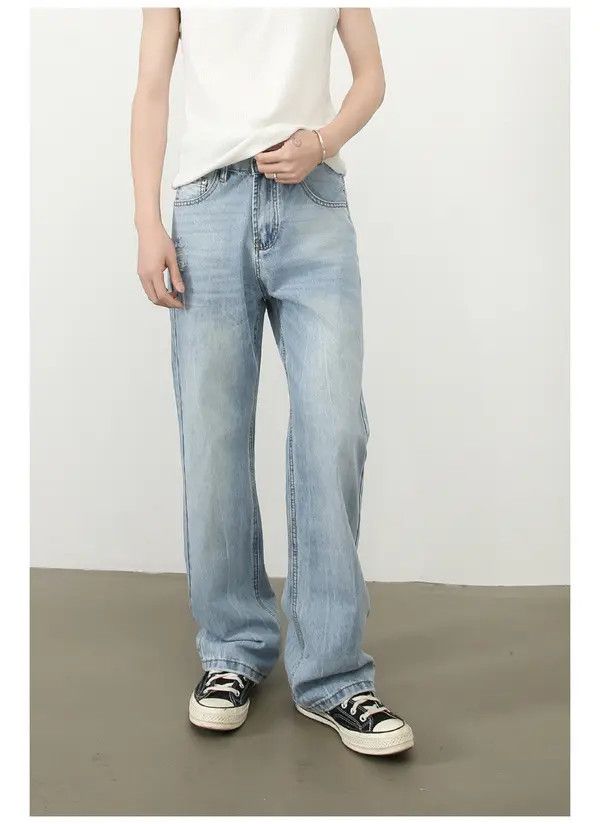 Japanese Brand VIBE Vintage-style contrast mud-dyed bootcut jeans Size US 33 - 3 Thumbnail