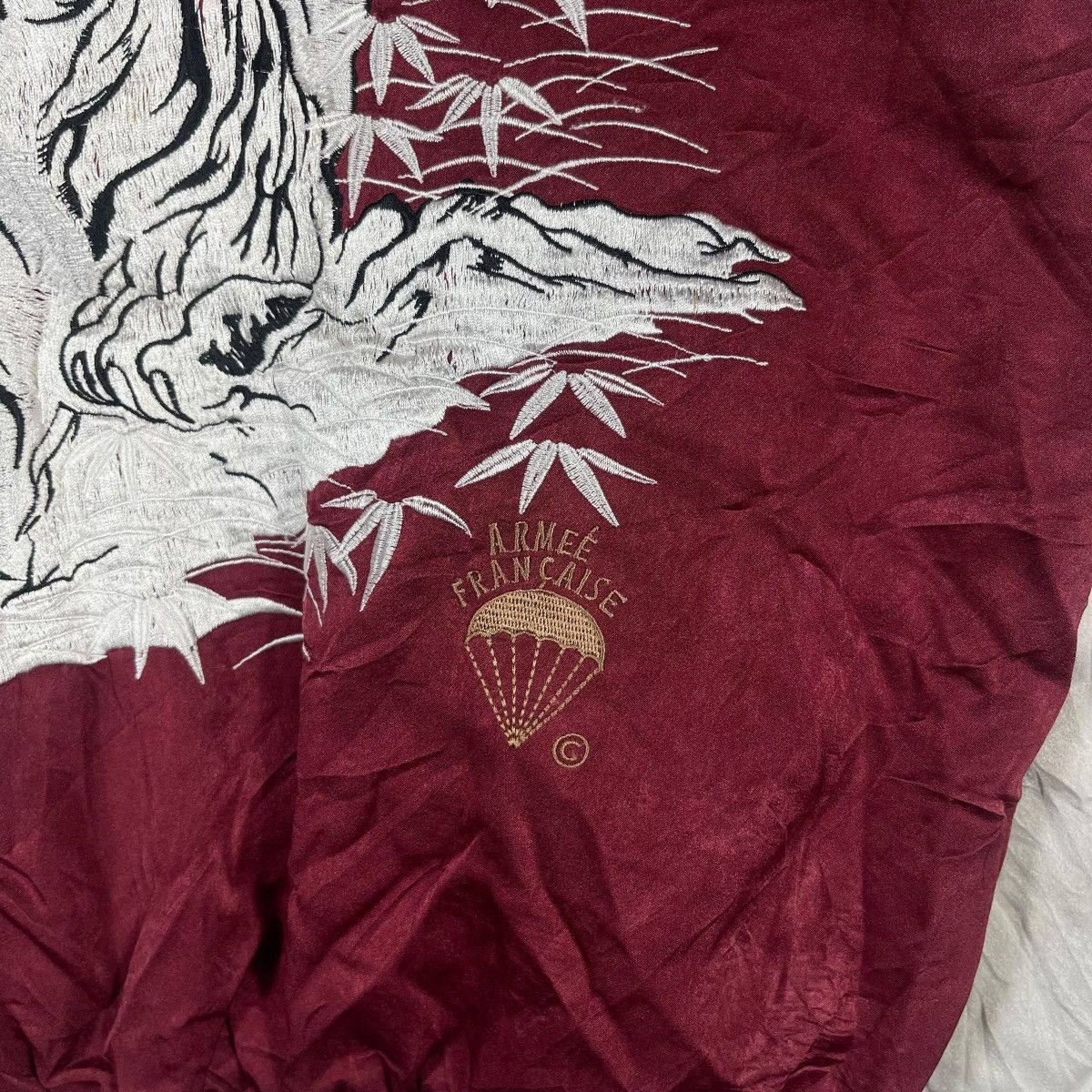 Japanese Brand Vintage Japanese Sukajan Souvenir Jacket Tiger Embroidery Size US M / EU 48-50 / 2 - 6 Thumbnail