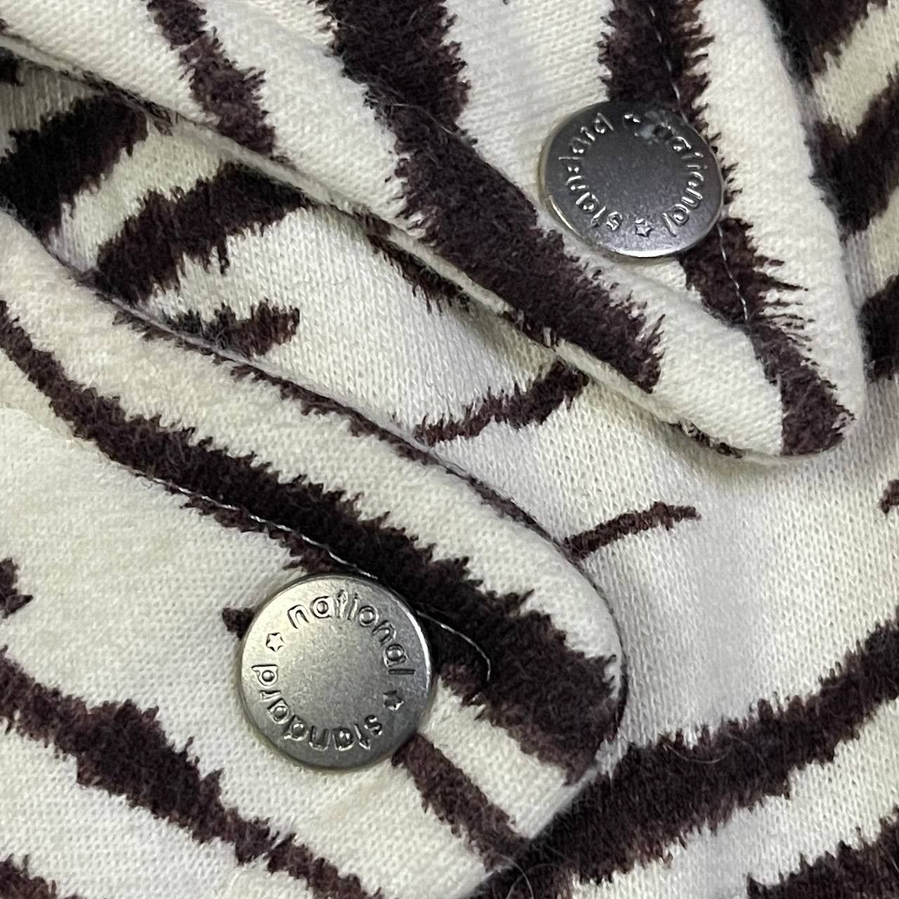 National Standard National Standard Zebra Print Motorcycle Jacket Size US M / EU 48-50 / 2 - 6 Thumbnail