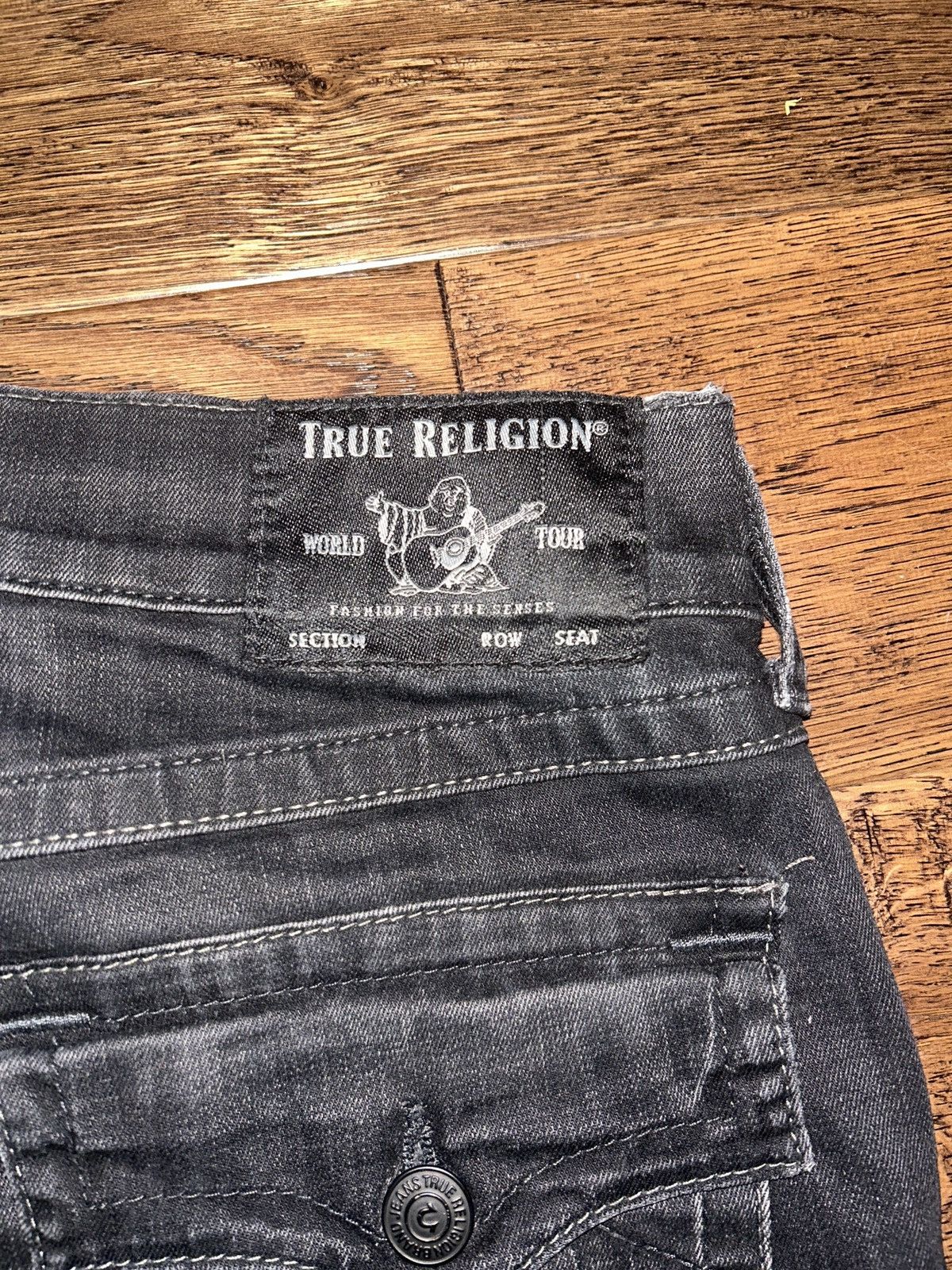 True Religion True religion black jeans Size US 30 / EU 46 - 8 Thumbnail