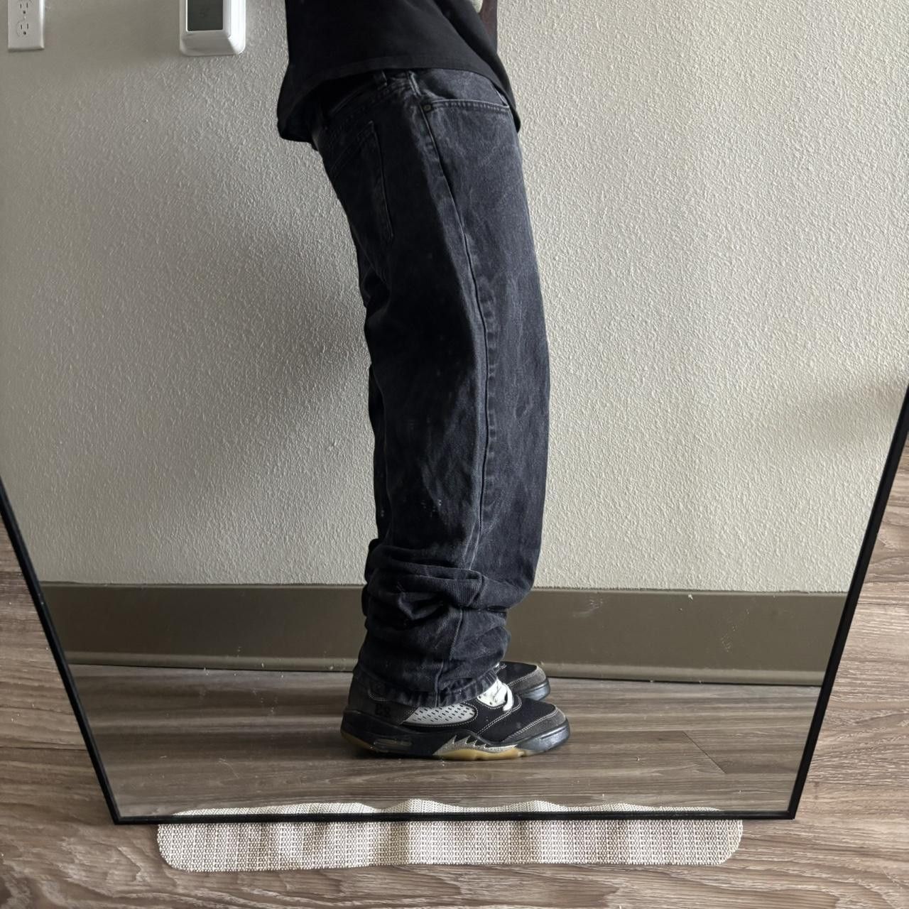 Vintage Crazy Vintage Y2K/2000s Grunge Black Streetwear Essential Denim Jeans! 40x32 Size US 40 / EU 56 - 2 Thumbnail