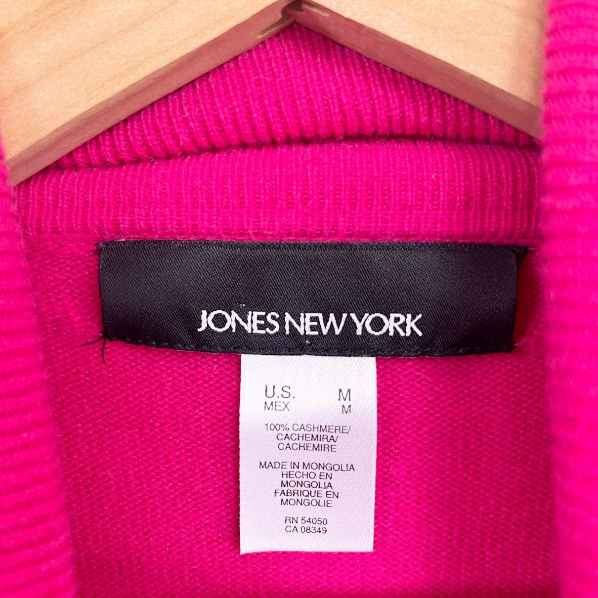 Jones New York Jones New York Cashmere Side Button Sweater Pink Womens M Size M / US 6-8 / IT 42-44 - 5 Thumbnail