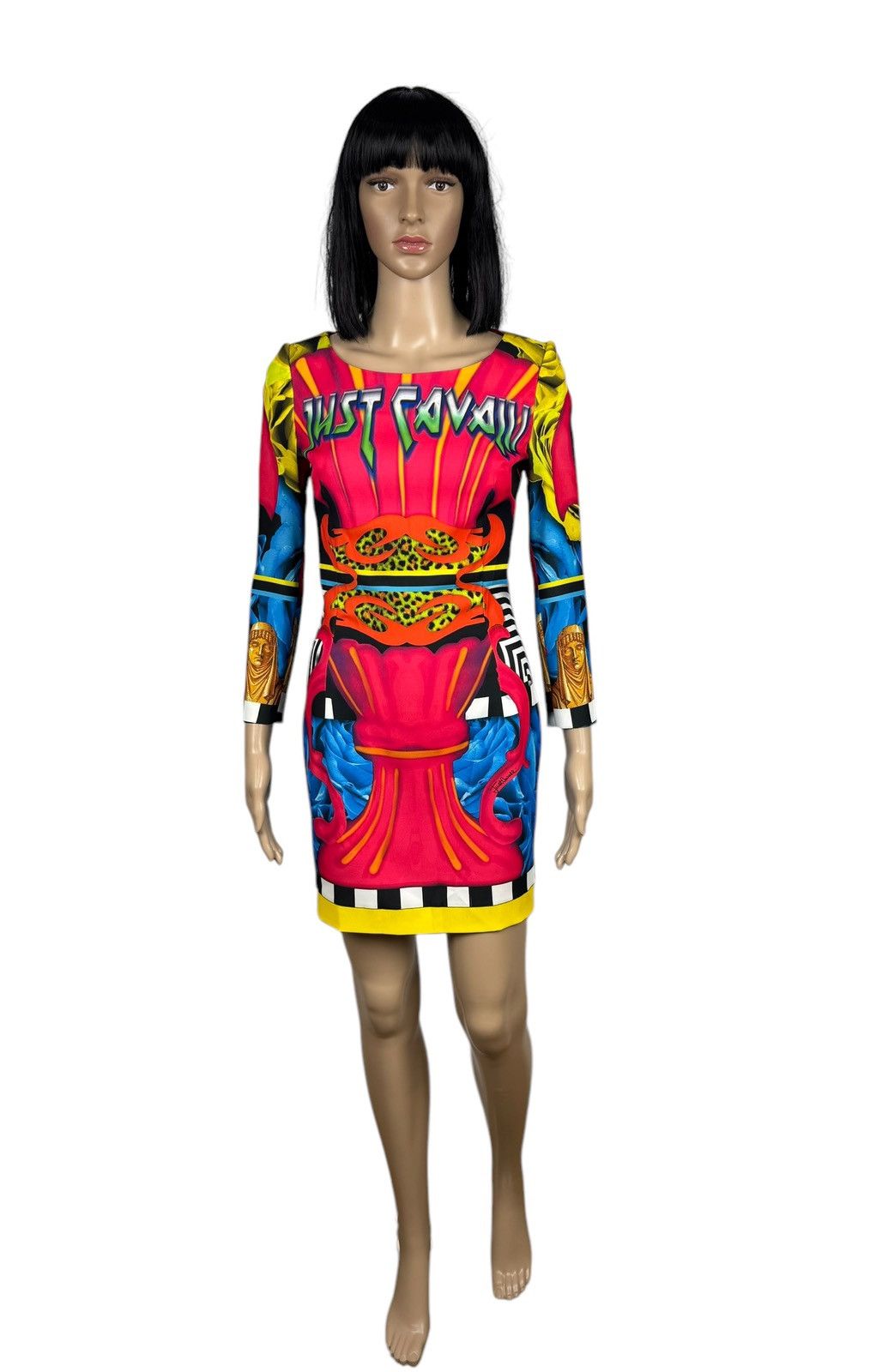 Just Cavalli Just Cavalli Printed Mini Dress Stretch size 38 Size XS / US 0-2 / IT 36-38 - 2 Thumbnail
