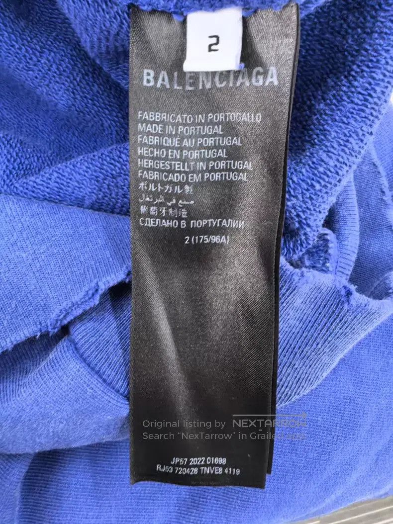 Balenciaga Balenciaga Graffiti Coca-Cola渗透logo distressed denim sweat Size US M / EU 48-50 / 2 - 4 Thumbnail