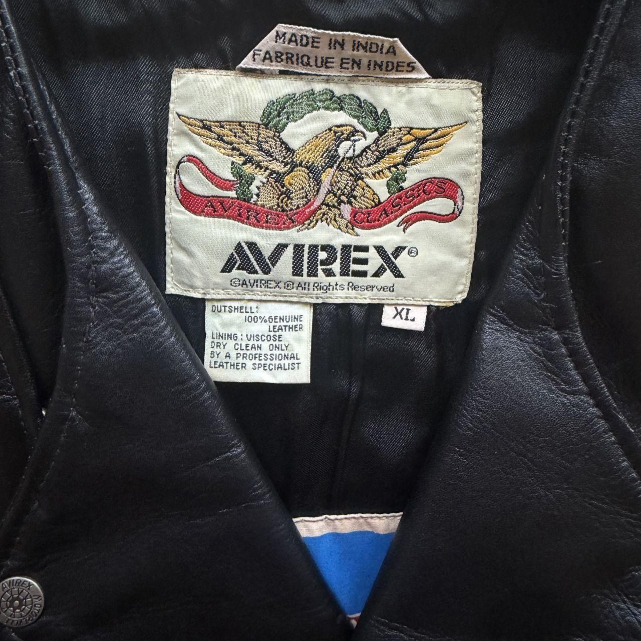 Avirex Avirex Leather Biker Vest Size US XL / EU 56 / 4 - 4 Thumbnail